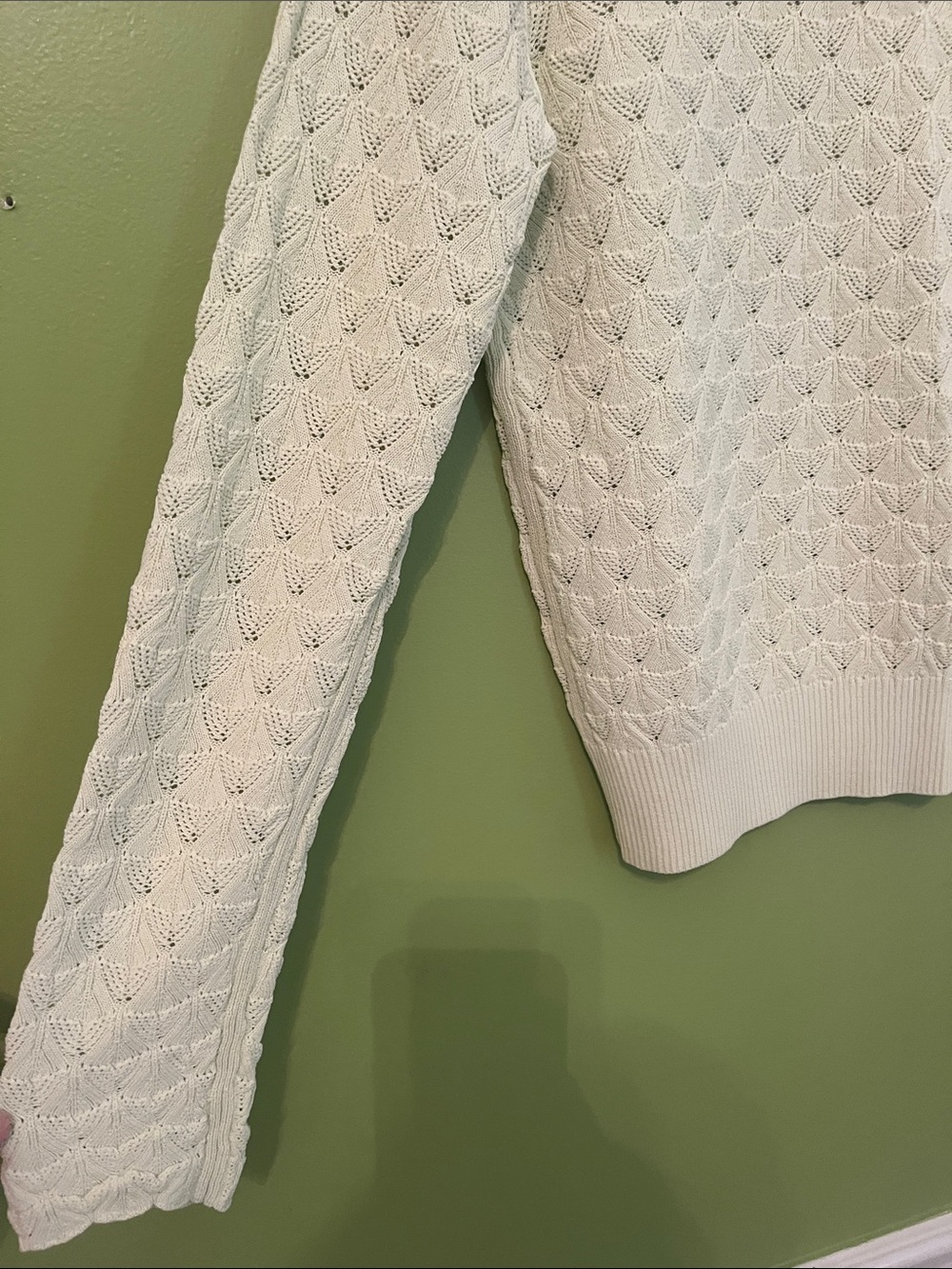 Club Monaco Light Green Summer Sweater - Picture 4 of 8